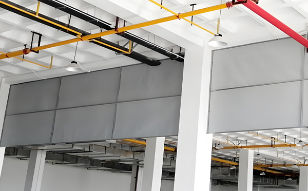 商场防烟分区常闭节点:互助挡烟垂壁高度与控制器接线图解 商场防烟分区常闭节点:互助挡烟垂壁高度与控制器接线图解